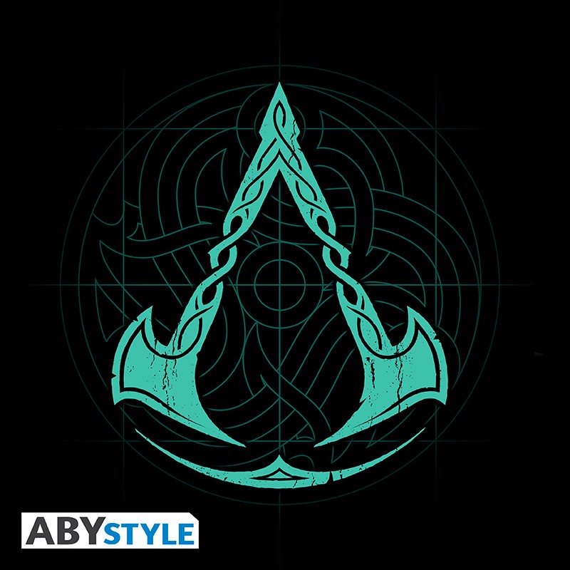 Assassins Creed Valhalla Crest T-Shirt XXL Schwarz