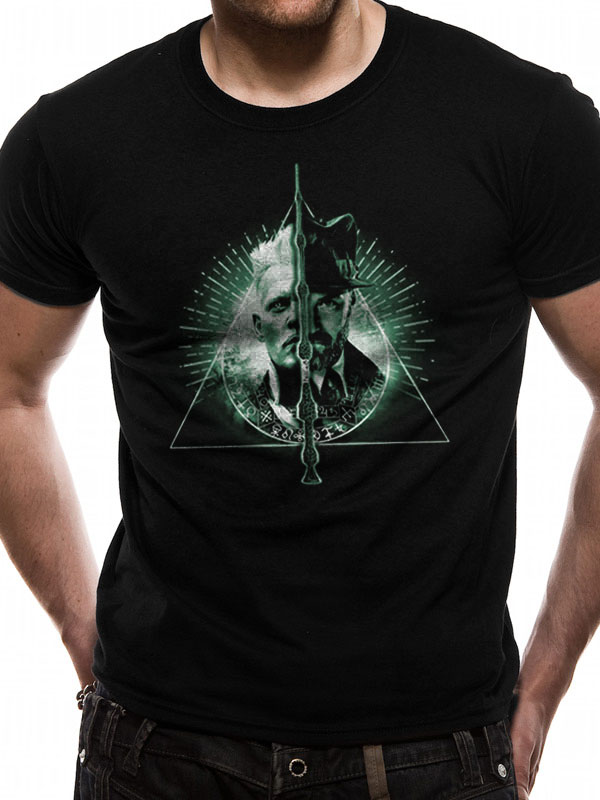 Crimes Of Grindelwald Shirt XL Deathly Hallows Split schwarz