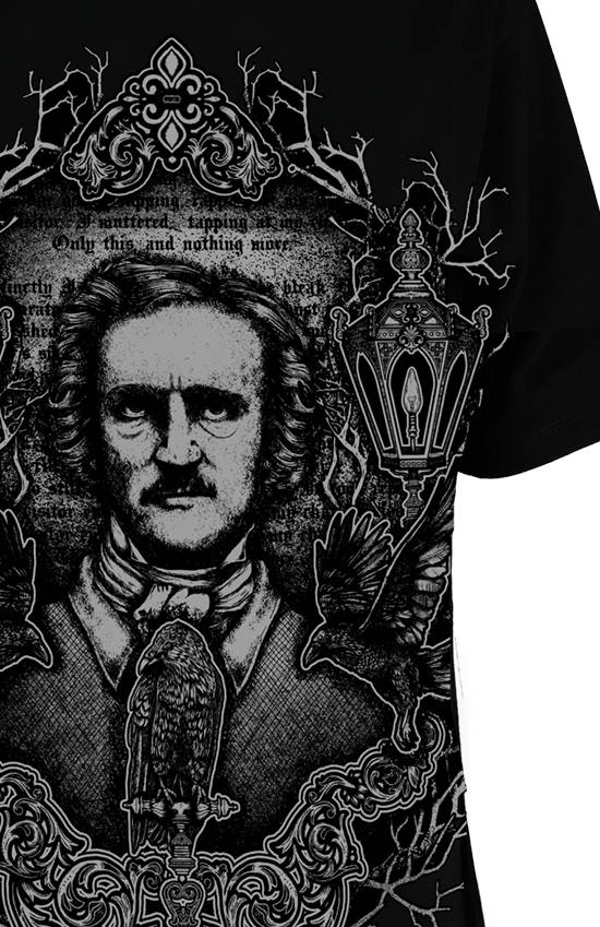 Restyle T-Shirt XXL Edgar Poe Oversized