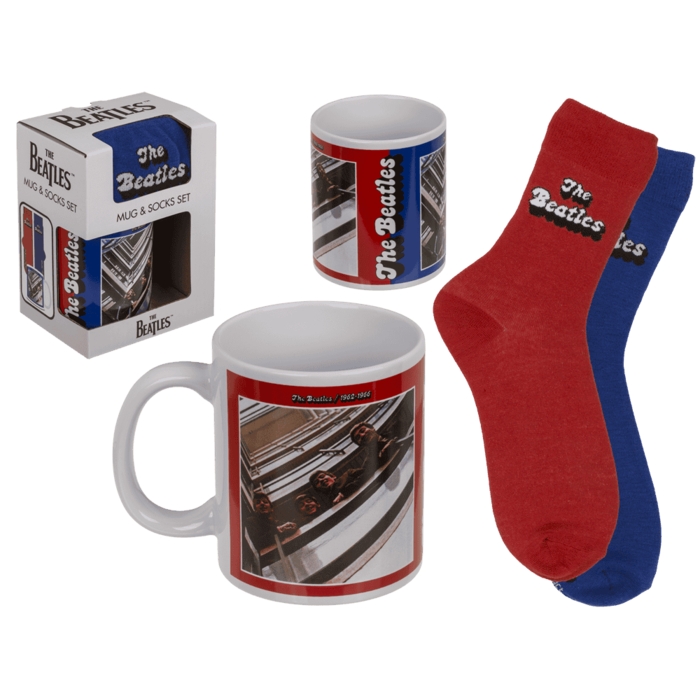 Geschenkset The Beatles Becher und Socken