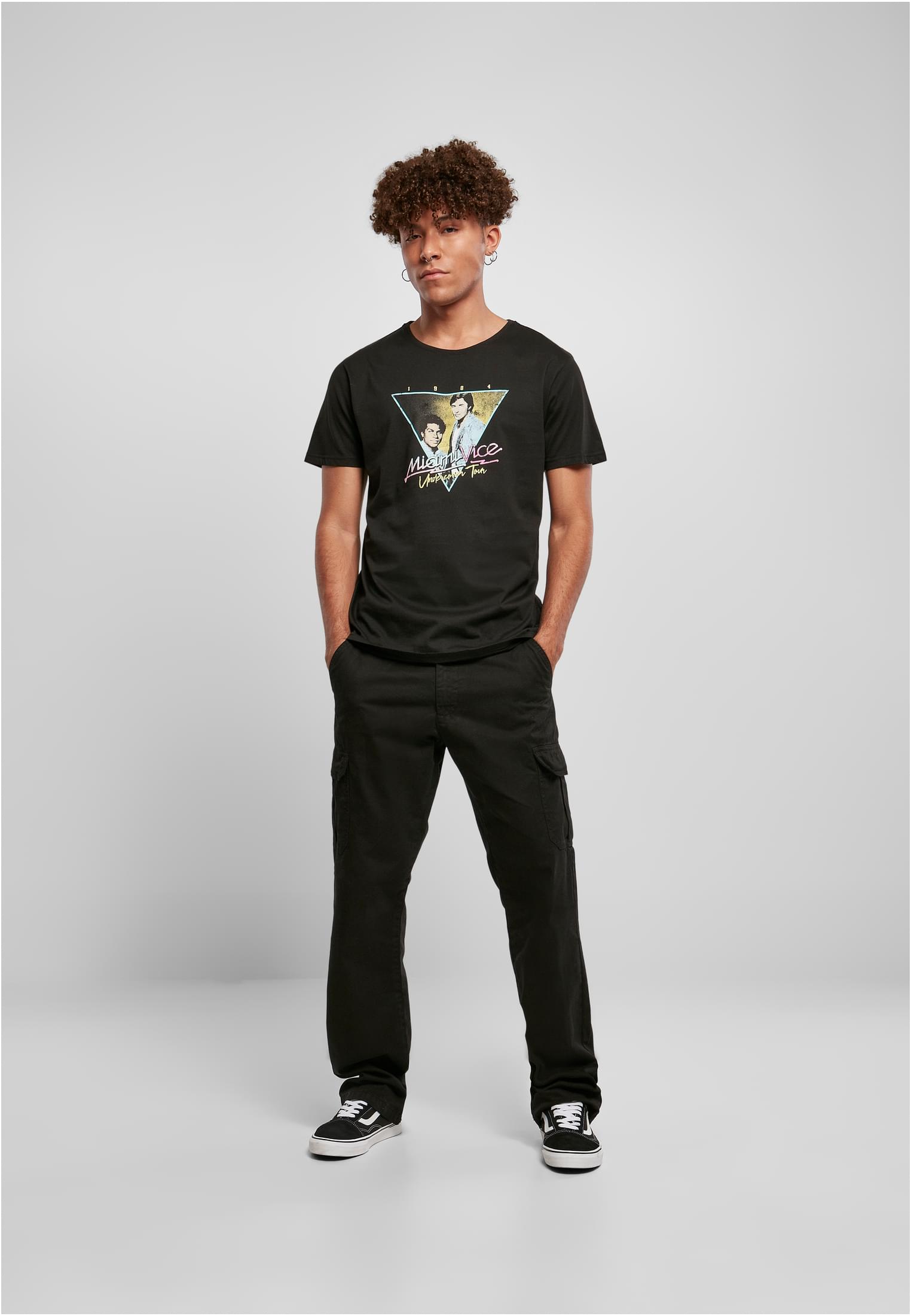Miami Vice Retro Logo T-Shirt XXL Schwarz