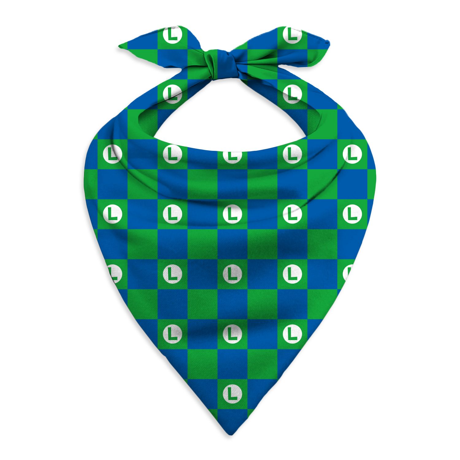 Nintendo Super Mario Bandana Luigi Pattern