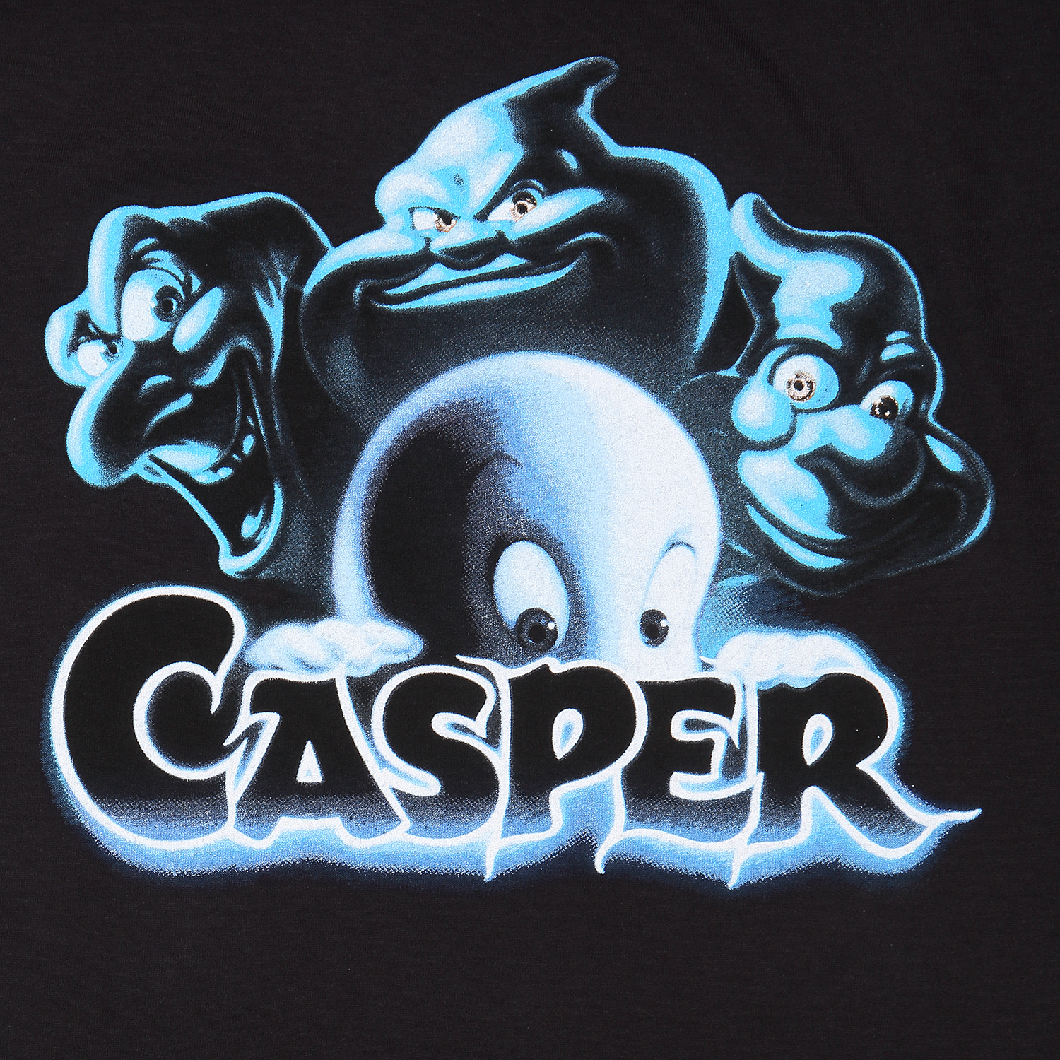Casper T-Shirt  Schwarz Unisex Film Title Casper T-Shirt XXL Schwarz Unisex Film Title