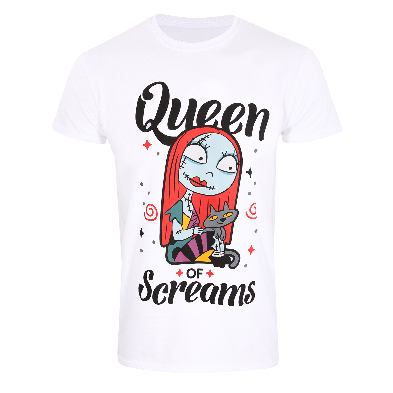Nightmare Before Christmas T-Shirt XXL Weiß Unisex Queen Of Screams