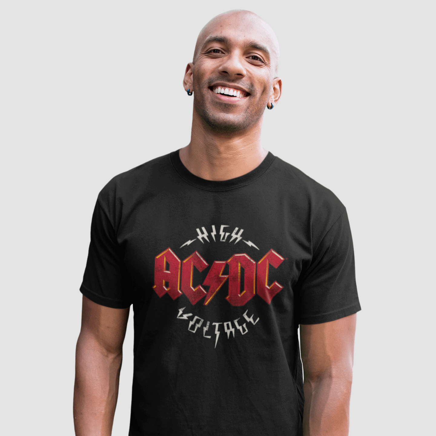 AC/DC T-Shirt Schwarz Unisex High Voltage AC/DC T-Shirt XXL Schwarz Unisex High Voltage