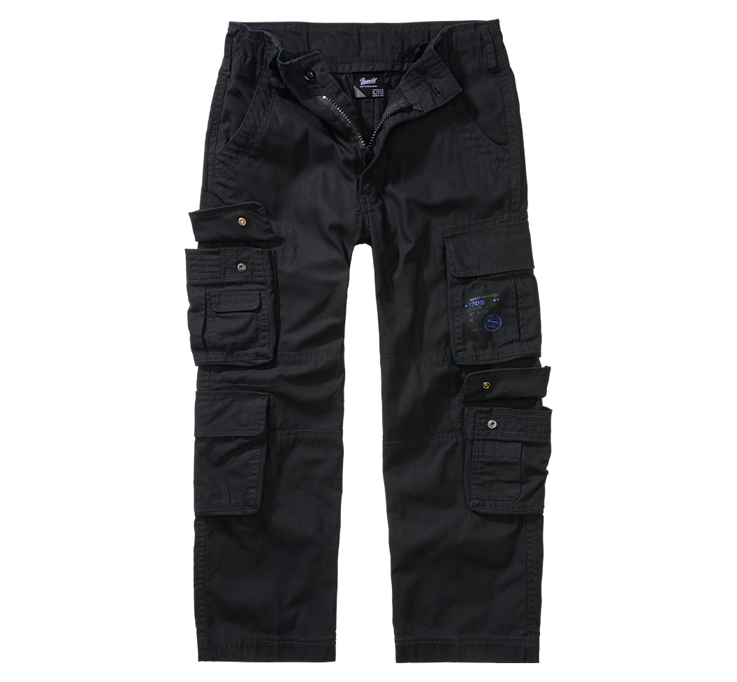 Brandit Kinderhose 170/176 Schwarz Unisex Pure Vintage Pants