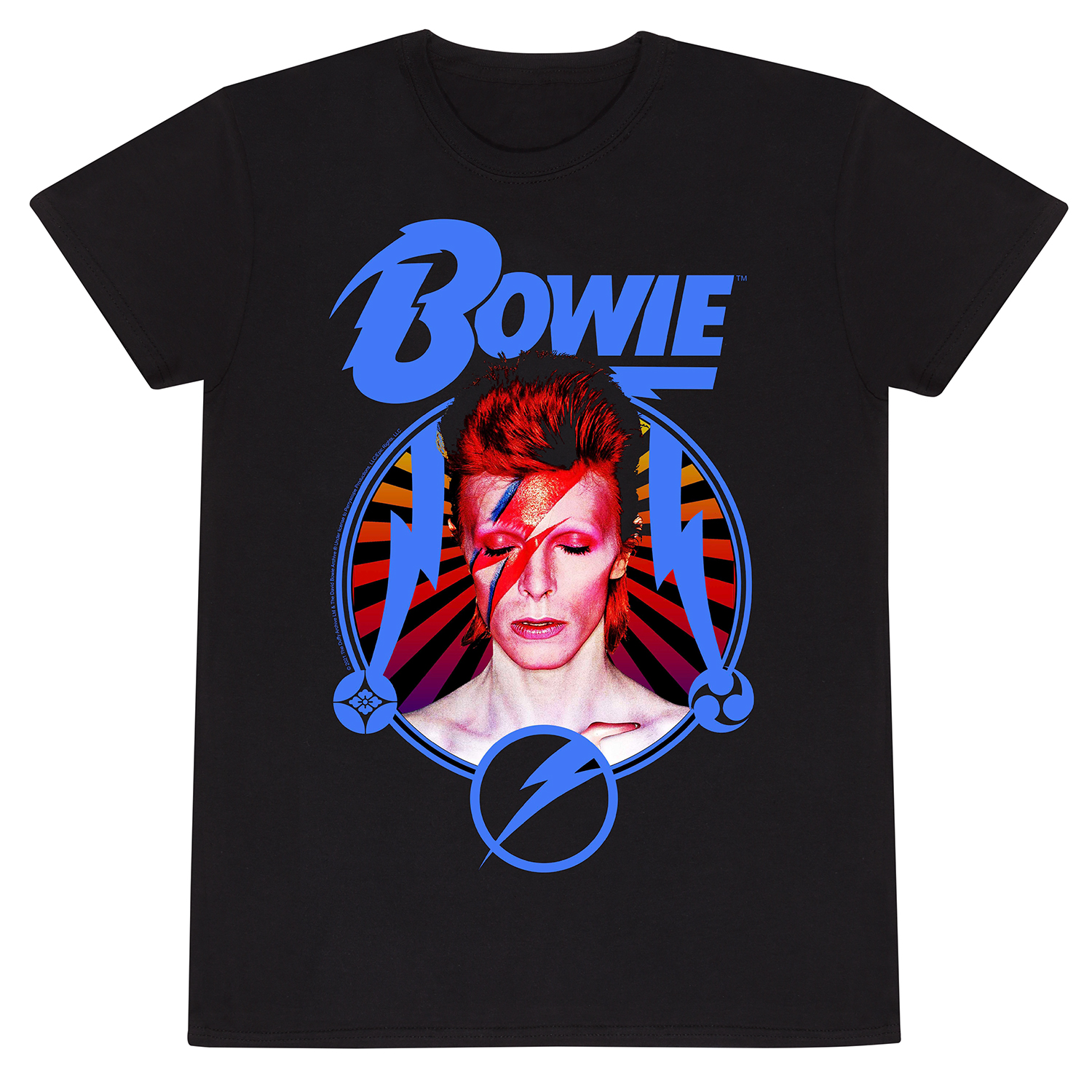 David Bowie T-Shirt M Schwarz Unisex Starburst