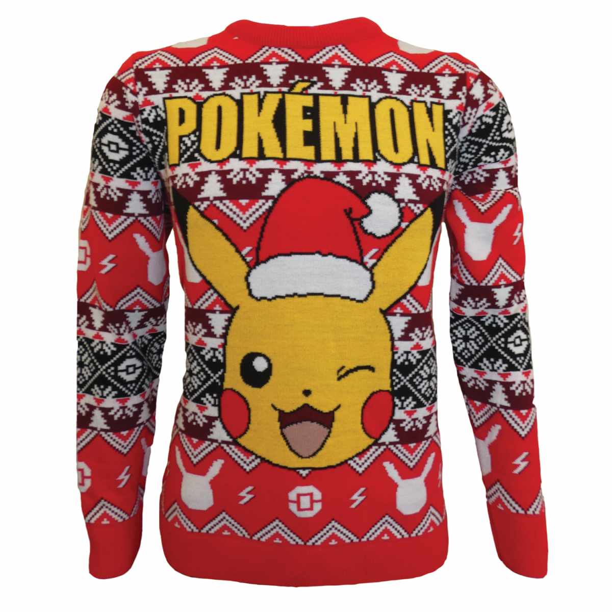 Pokemon Strickpullover XXL Bunt Unisex Picachu