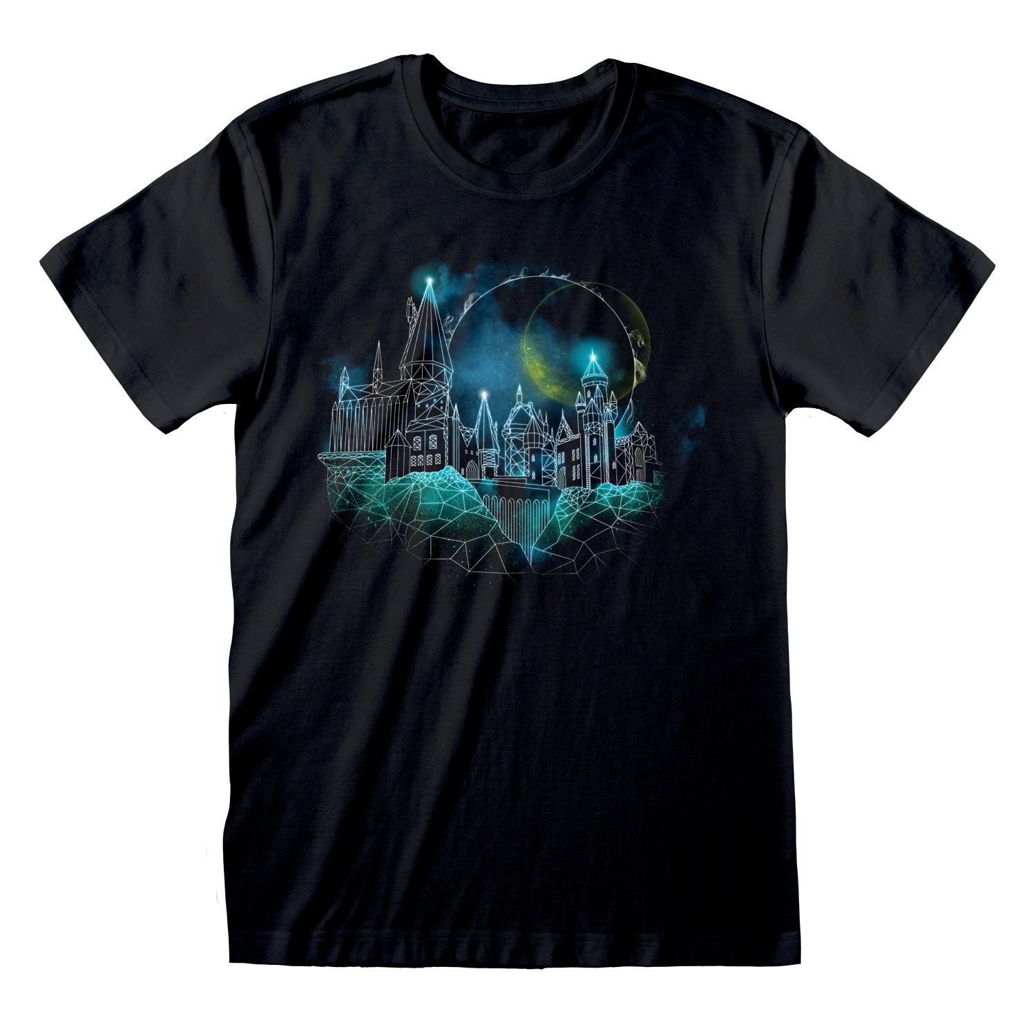 Harry Potter  T-Shirt M Wireframe Hogwarts