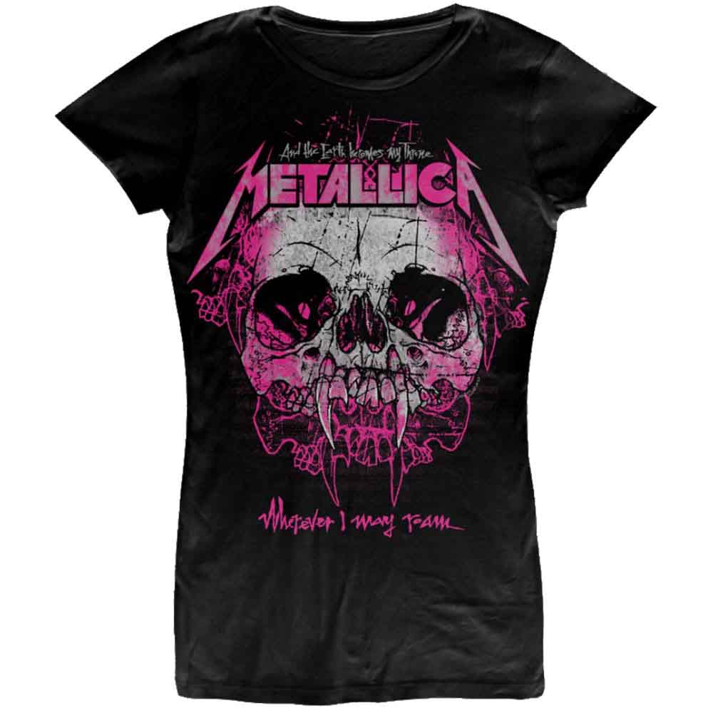 Metallica Ladies T-Shirt: Wherever I May Roam (XX-Large)