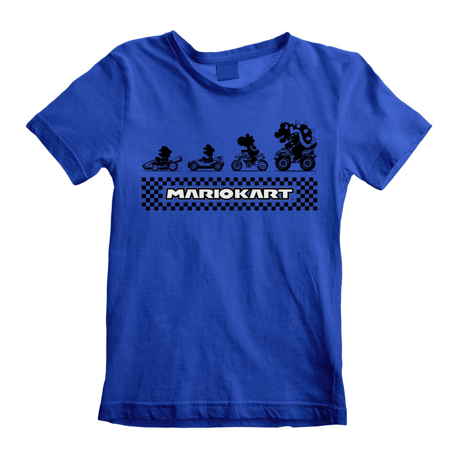 Nintendo Super Mario Kart T-Shirt 12-13 Jahre Blau Kinder Unisex Silhouettes (Kids)