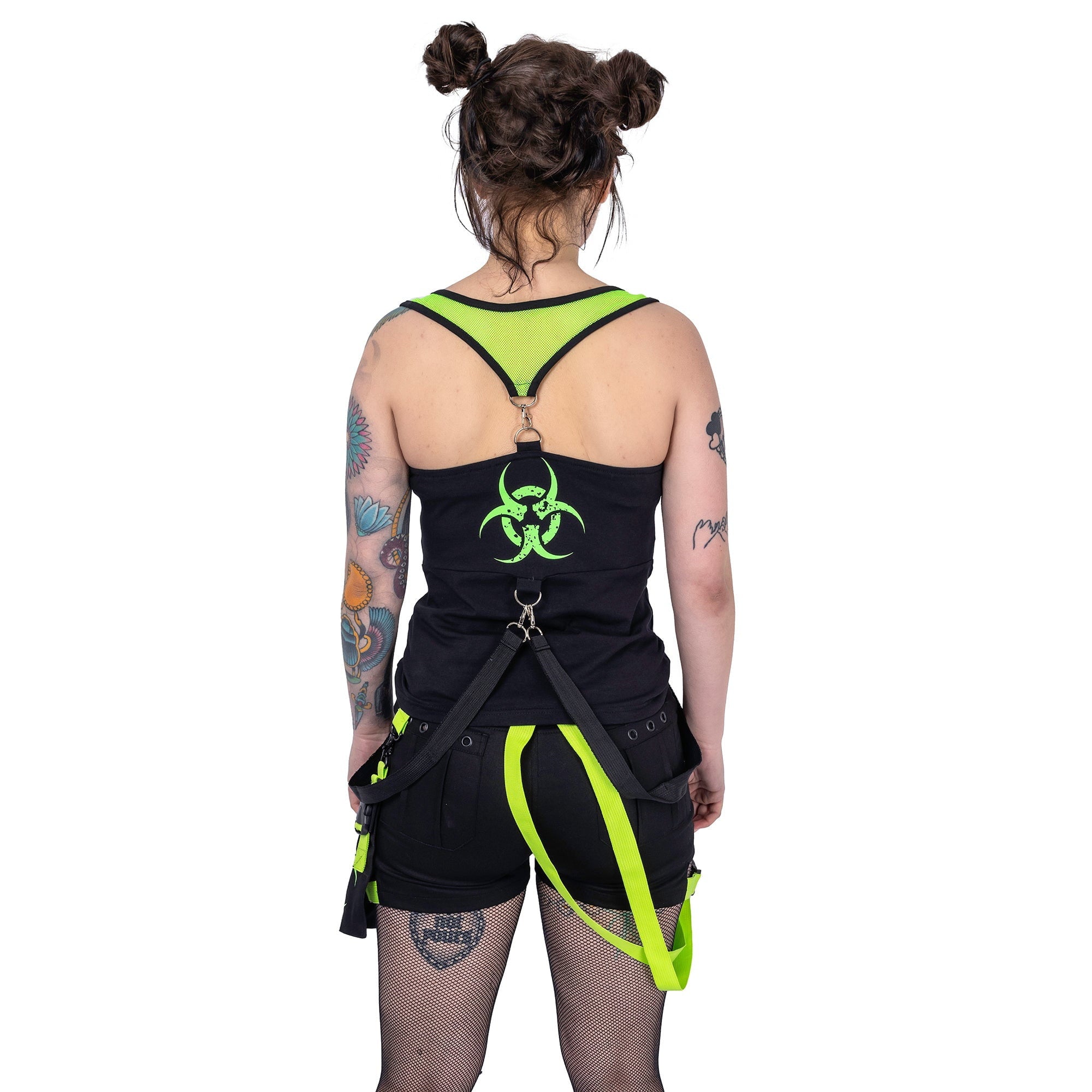 Poizen Industries Top XXL Schwarz/Grün Danger Zone