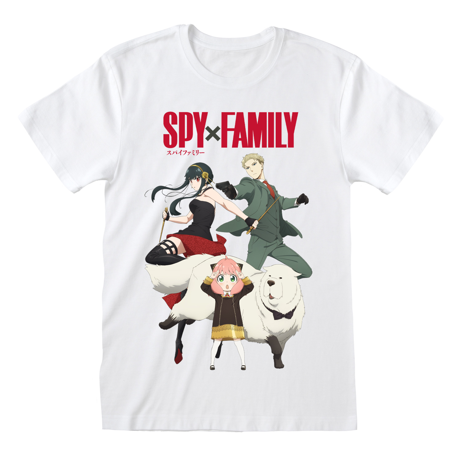 Spy x Family T-Shirt S Weiß Unisex Family