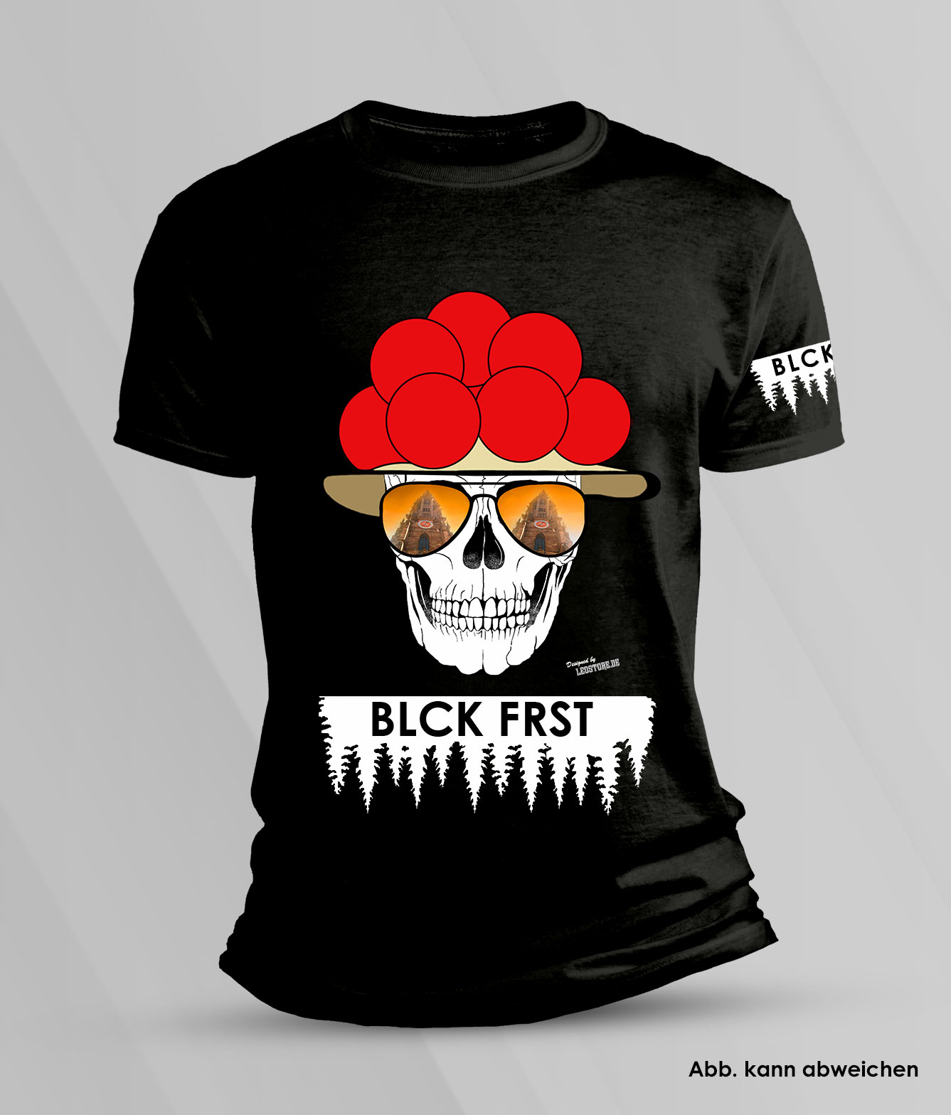 Blck Frst Morgenrot 3XL mit Ärmellogo, Shirt