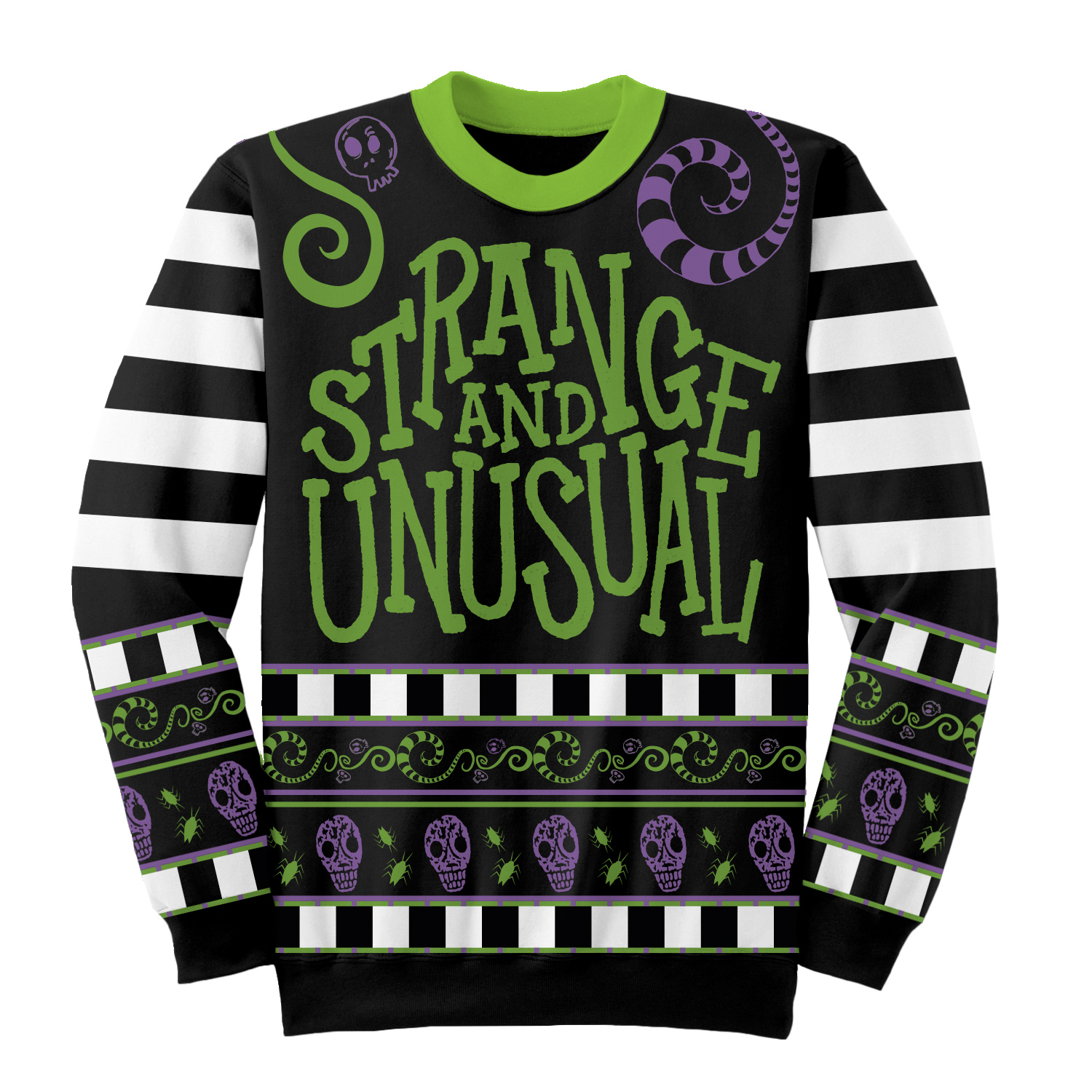 Beetlejuice Strickpullover XL Bunt Unisex Strange & Unusual