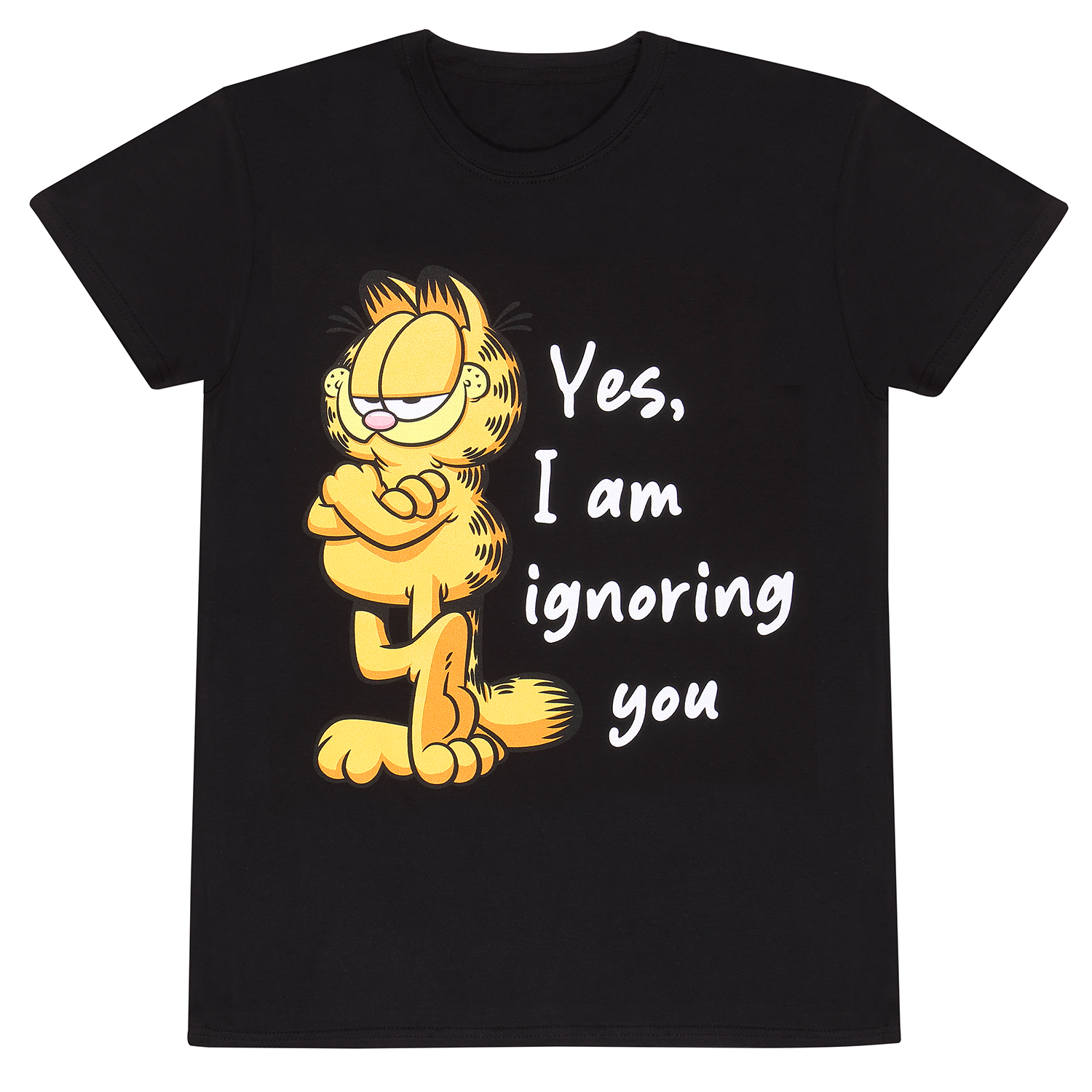 Garfield T-Shirt XXL Schwarz Unisex Ignoring You