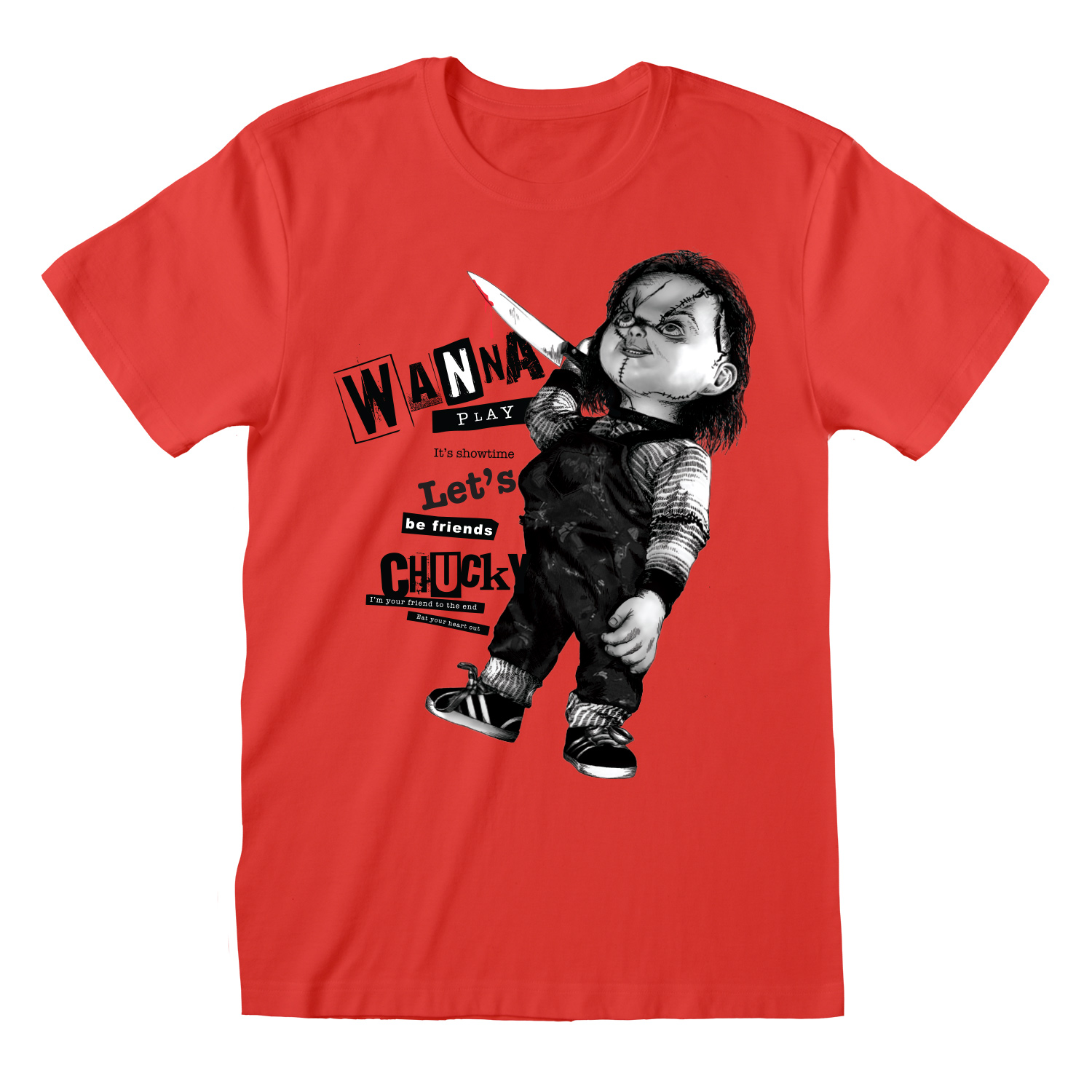 Child's Play T-Shirt M Rot Unisex Stab