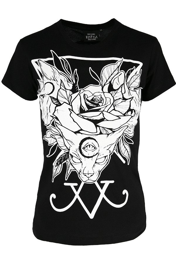 Restyle Top XXL Threeheaded cat