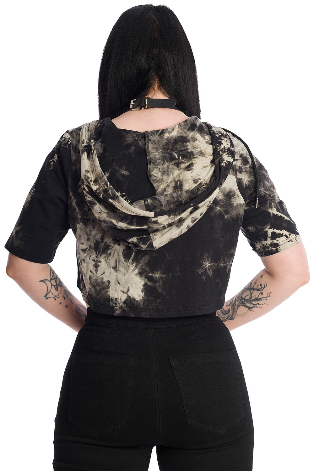 Banned Frauenhoodie XL Schwarz Wasteland