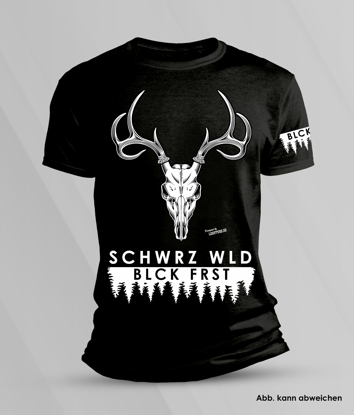 Blck Frst Schwrz Wld mit Ärmellogo, Shirt