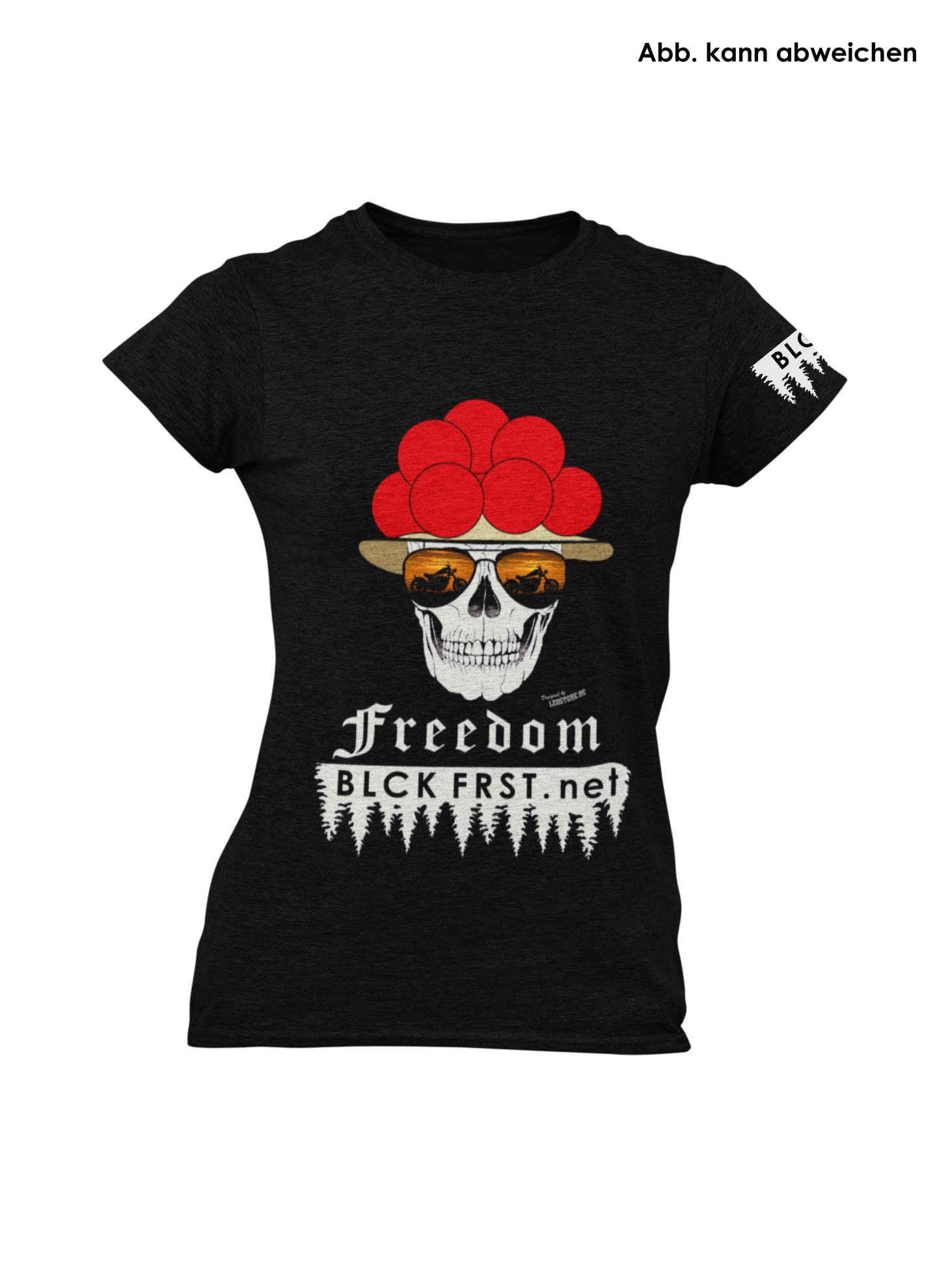 Blck Frst Freedom M Girly mit Ärmellogo, Shirt