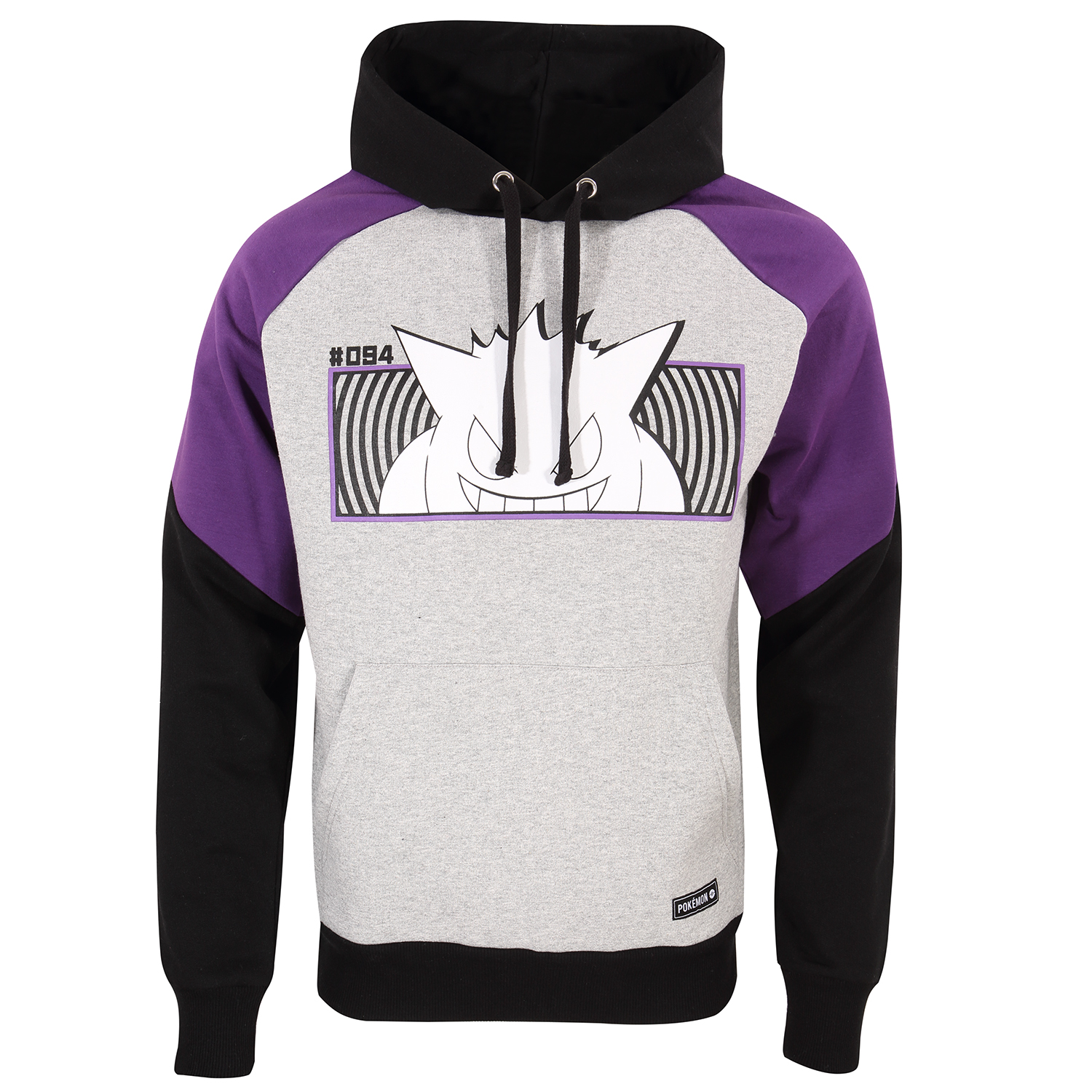 Pokemon Hoodie XXL Heidegrau Unisex Gengar Shadow