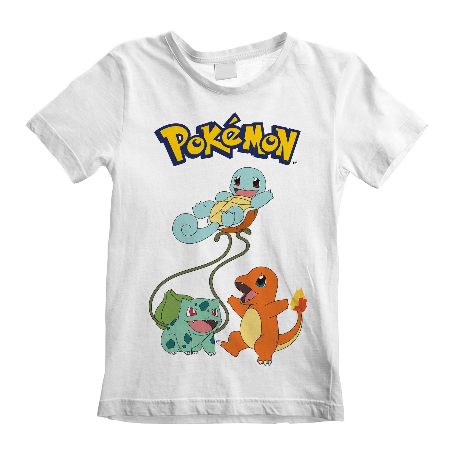 Pokemon T-Shirt 12-13 Jahre Weiß Kinder Unisex Original Trio (Kids)