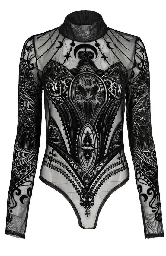 Restyle Bodysuit 4XL Schwarz Cathedral Corset