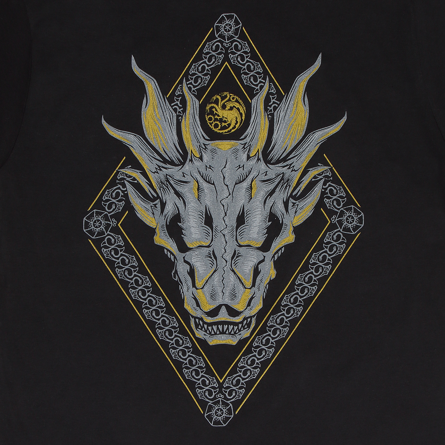 House Of The Dragon T-Shirt XXL Schwarz Unisex Emblem