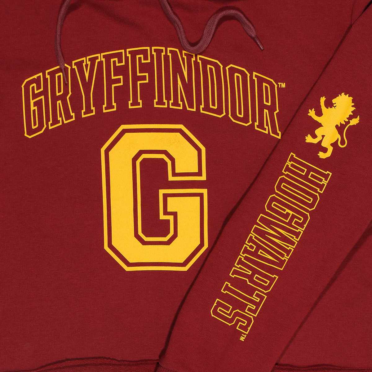 Harry Potter Cropped Hoodie XXL College Style Gryffindor Damen