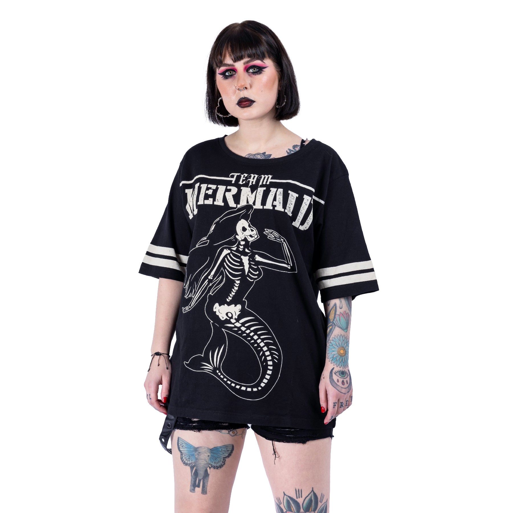 Heartless Frauenshirt XXL Schwarz Team Mermaid Top