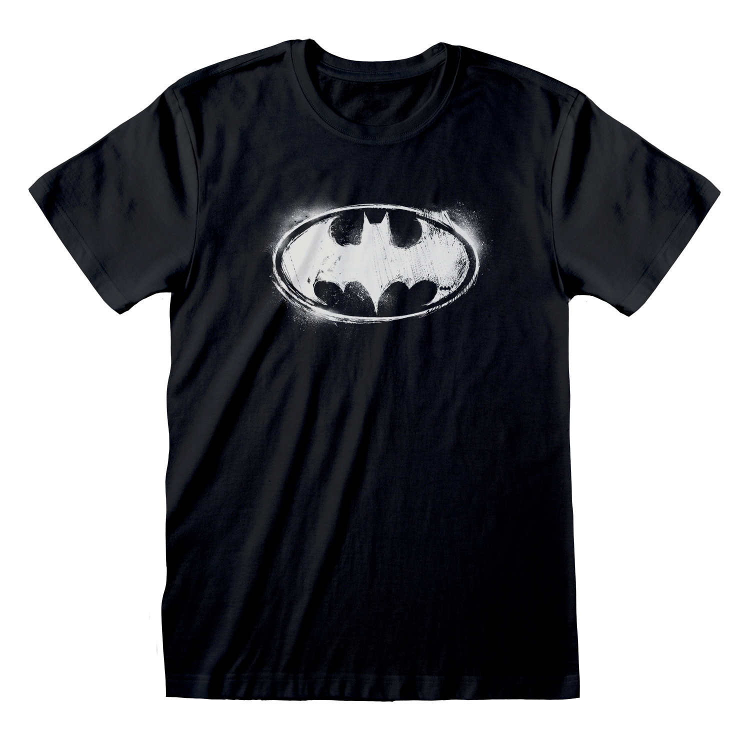 Batman Distressed Logo T Shirt Größe XL