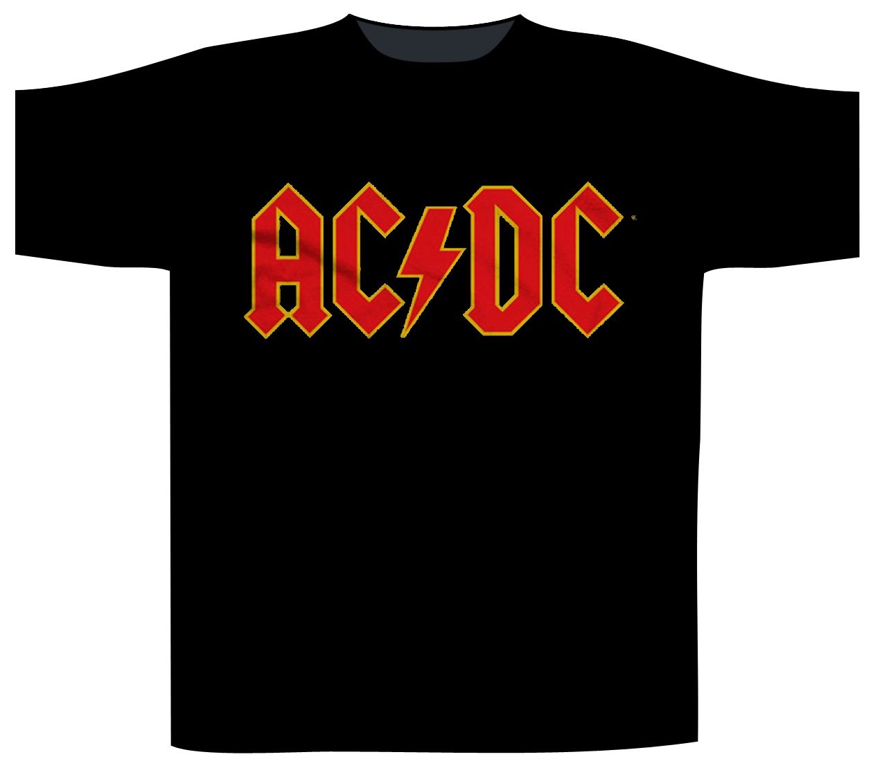 AC/DC Shirt XL Logo schwarz rot