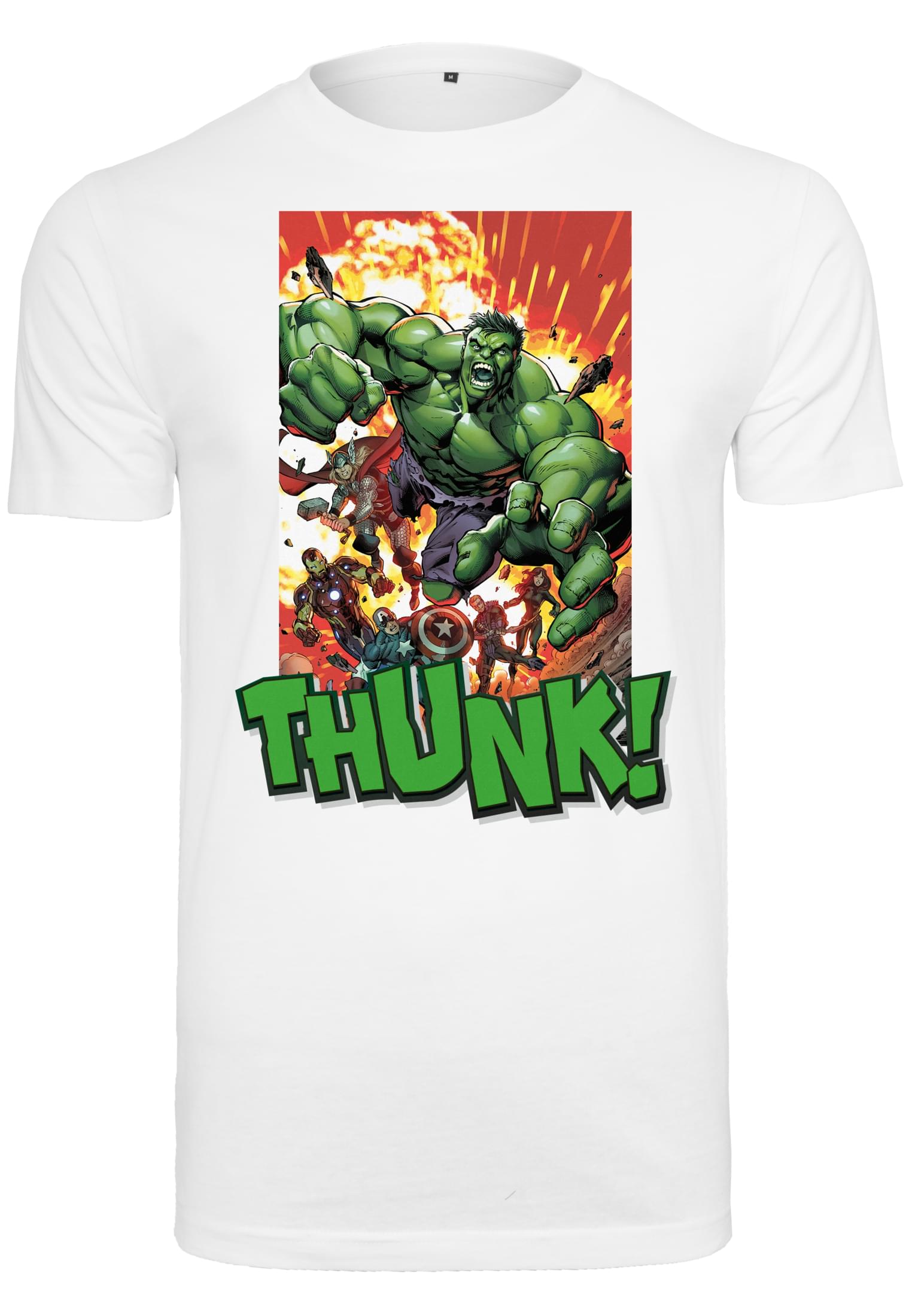 Avengers Explosion T-Shirt XXL Weiß