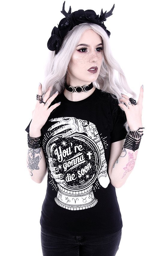 Restyle Frauenshirt 3XL Schwarz You’re gonna die soon