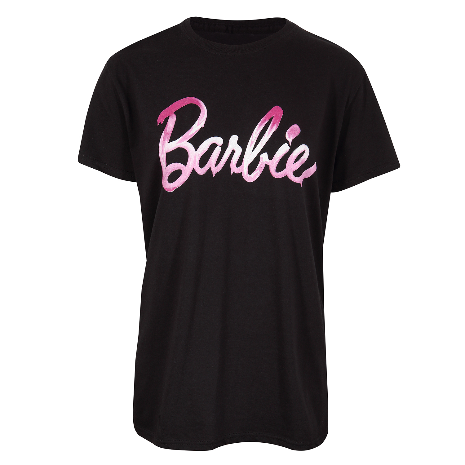 Barbie T-Shirt XXL Schwarz Unisex Melted Logo