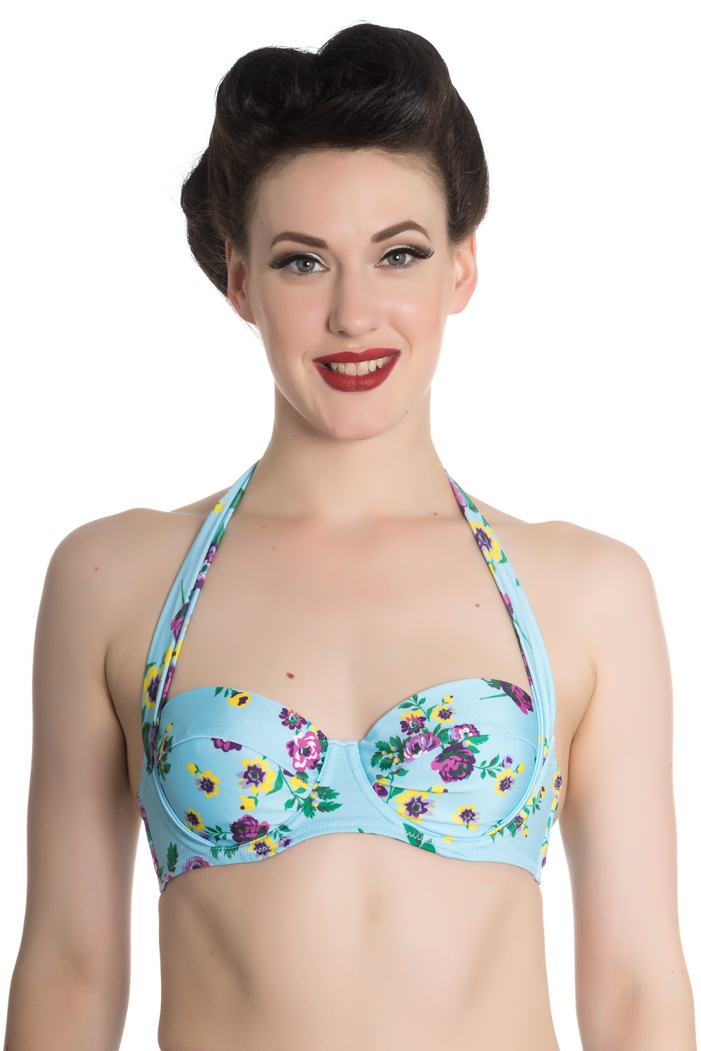 Hell Bunny Mayday Bikini Top M