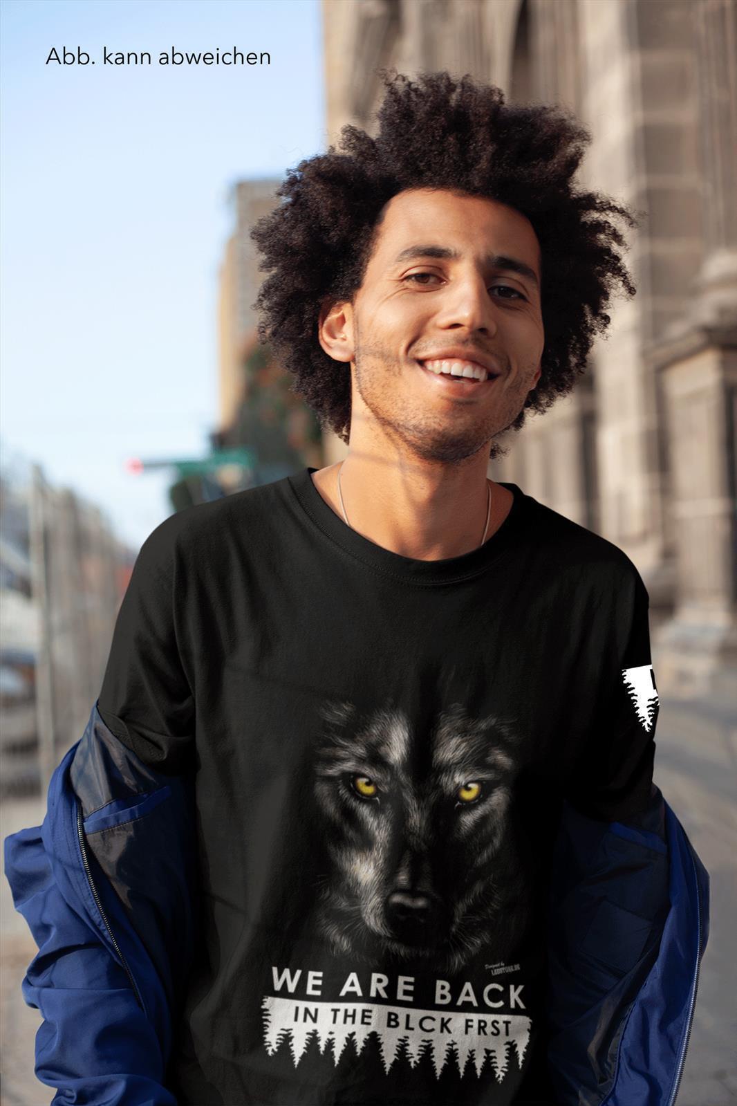 Blck Frst Wolf mit Ärmellogo, Shirt