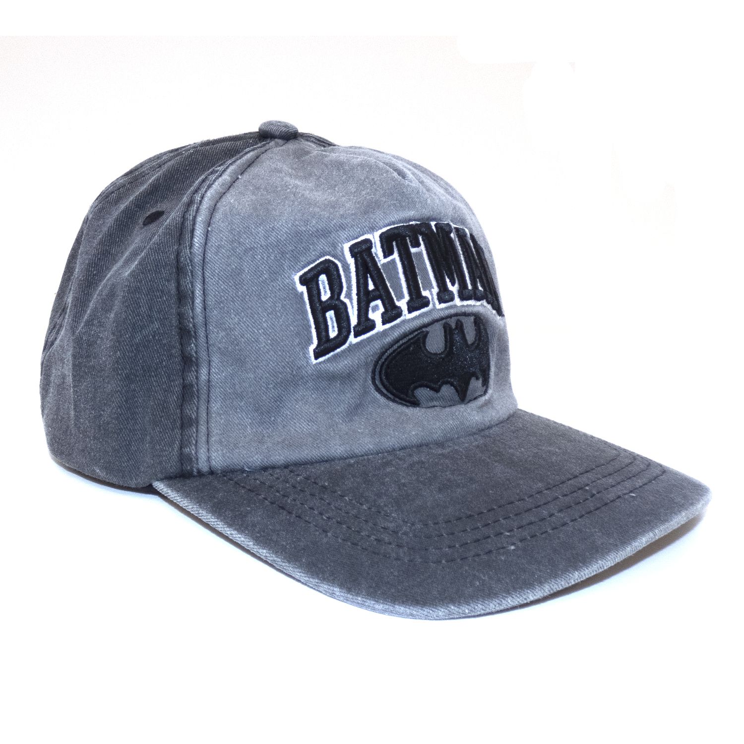 DC Batman Baseball Cap Collegiate Text
