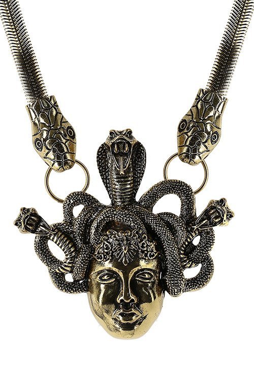 Halskette Medusa Gold