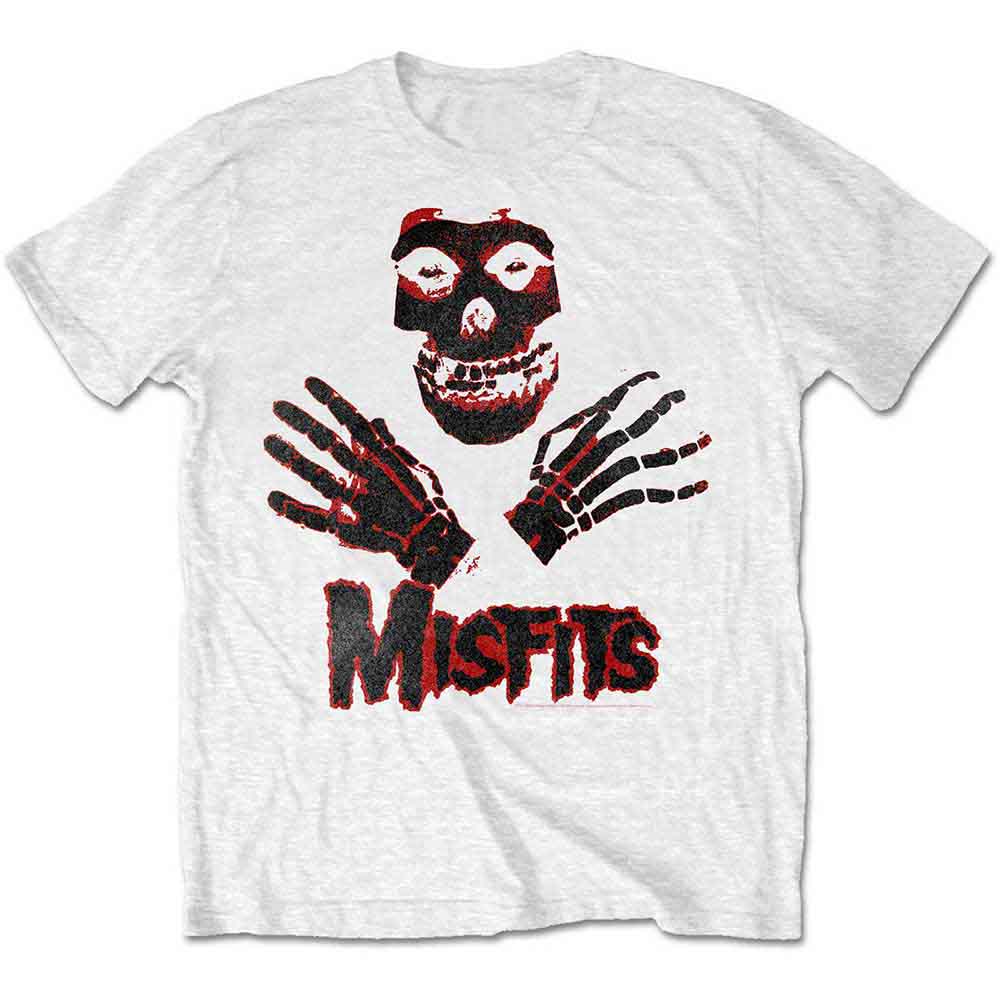 Misfits Kindershirt 13-14 Jahre Weiß Unisex Hands