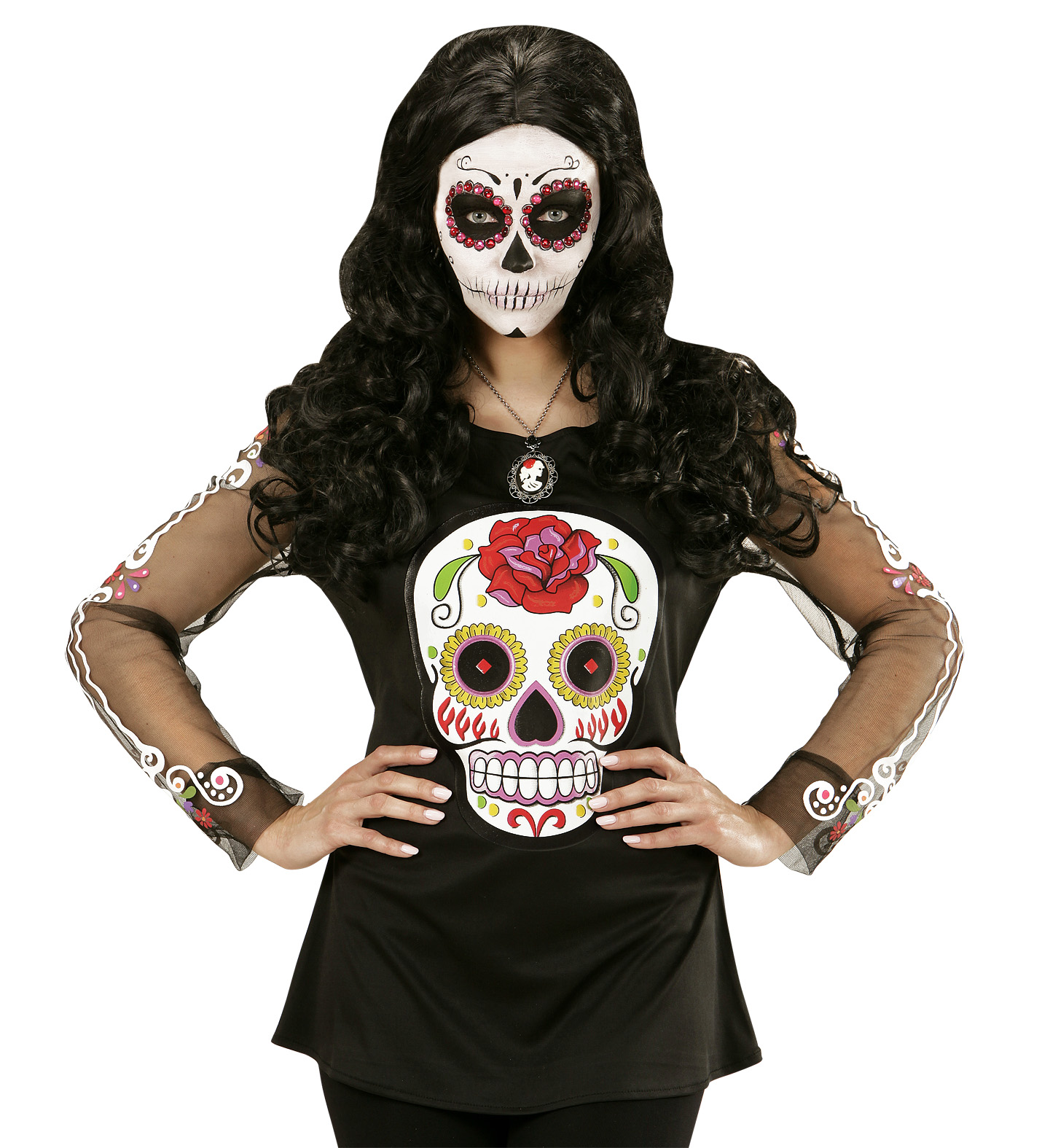 Bluse M/L Dia de los muertos