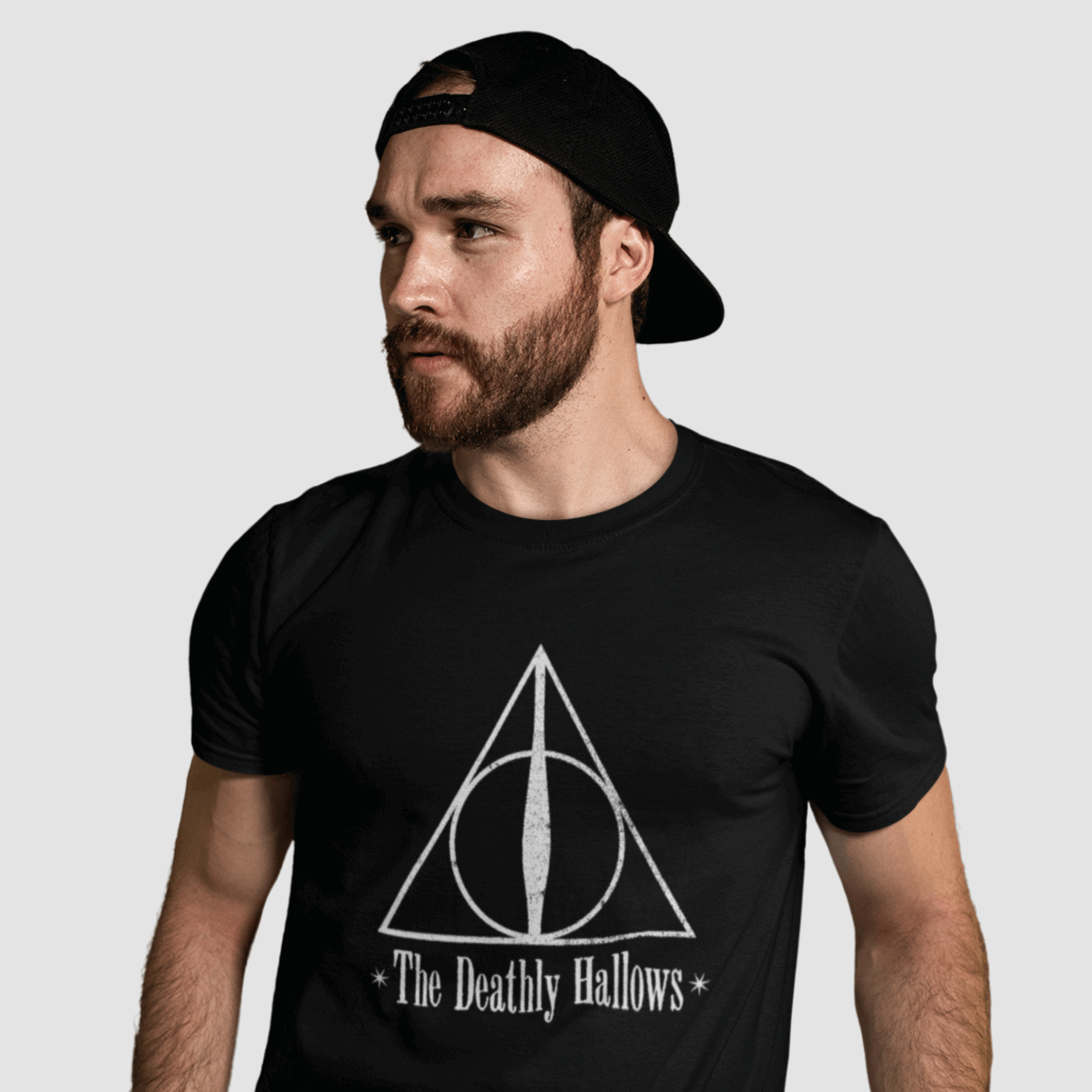 Harry Potter T-Shirt XXL Schwarz Unisex The Deathly Hallows HD