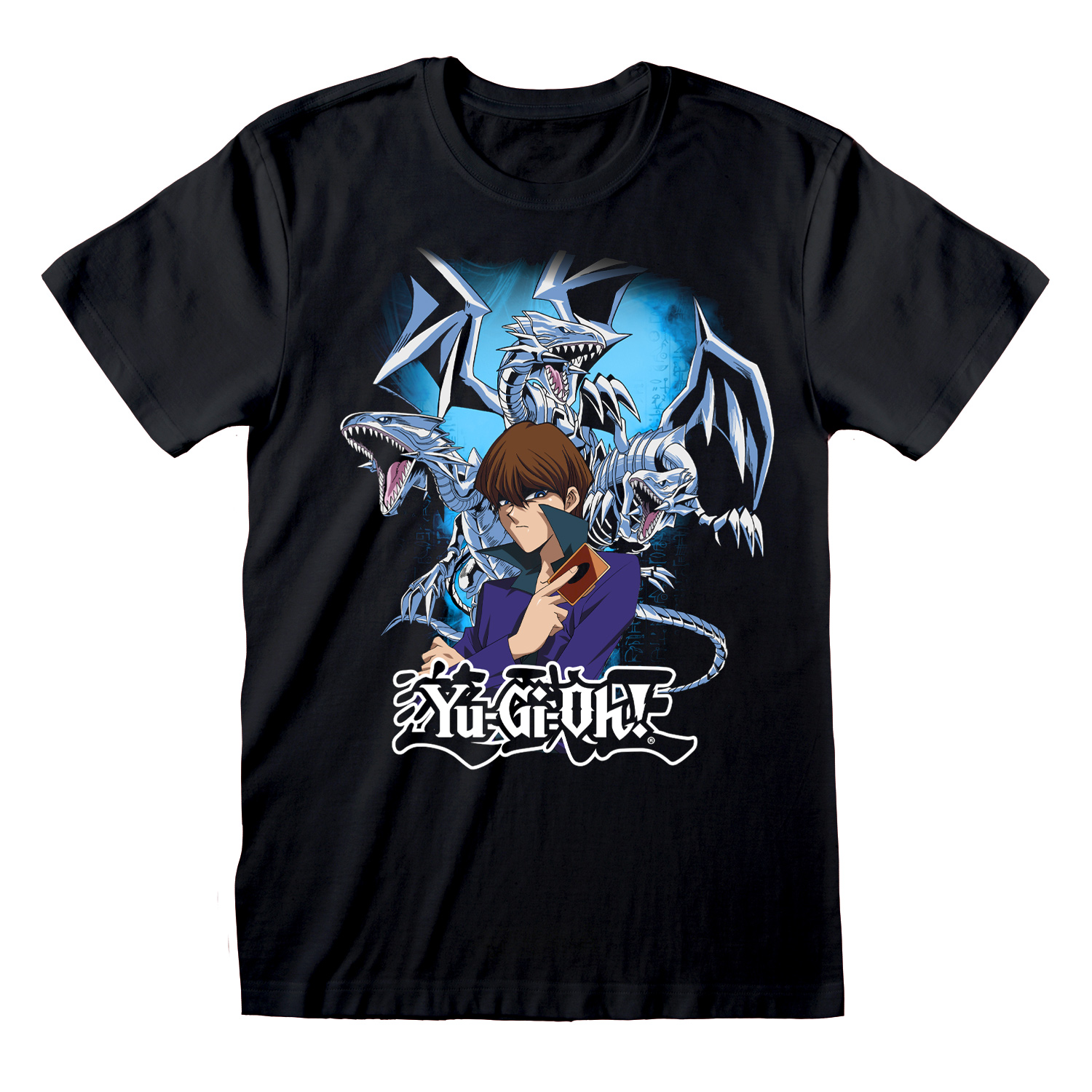 Yu-Gi-Oh T-Shirt XL Schwarz Unisex Kaiba Blue Eyes