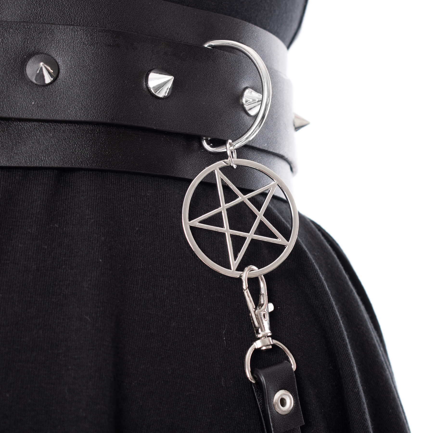 Heartless Gürtel XXL/3XL Schwarz Witchlock Belt