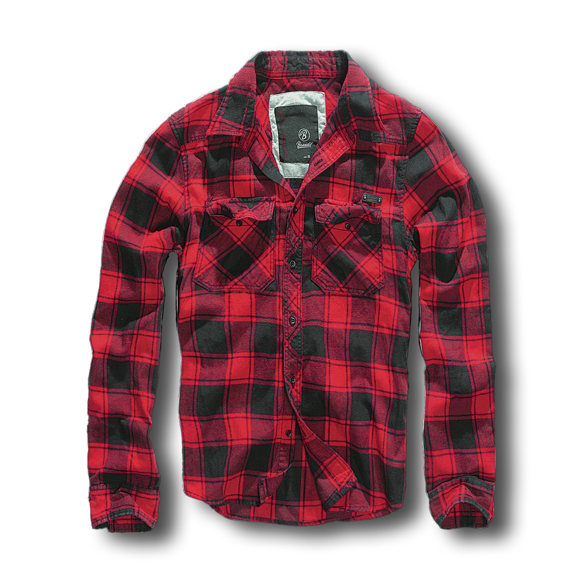 Brandit Hemd Checker red XL