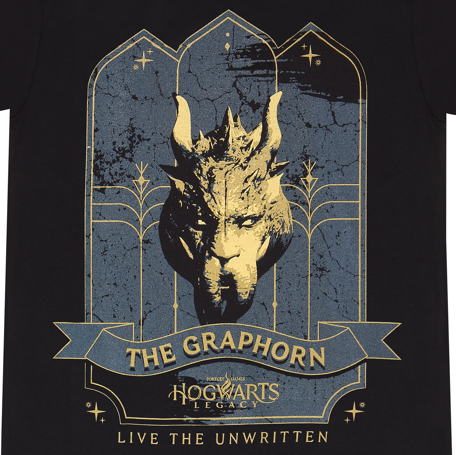 Hogwarts Legacy T-Shirt XXL Schwarz Unisex Graphorn