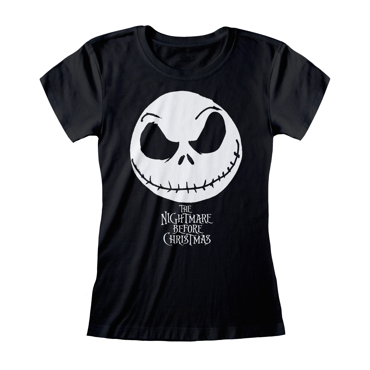 Nightmare before Christmas Frauenshirt XXL Jack Face schwarz