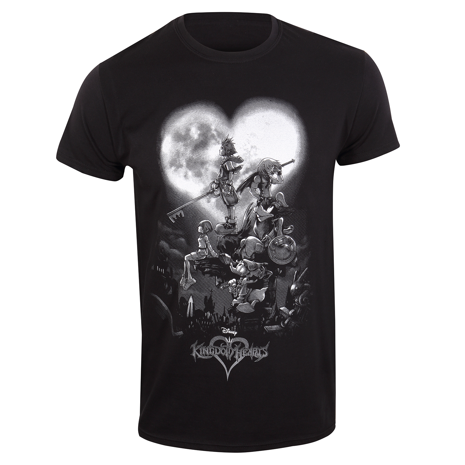 Disney Kingdom Hearts T-Shirt M Schwarz Unisex Poster