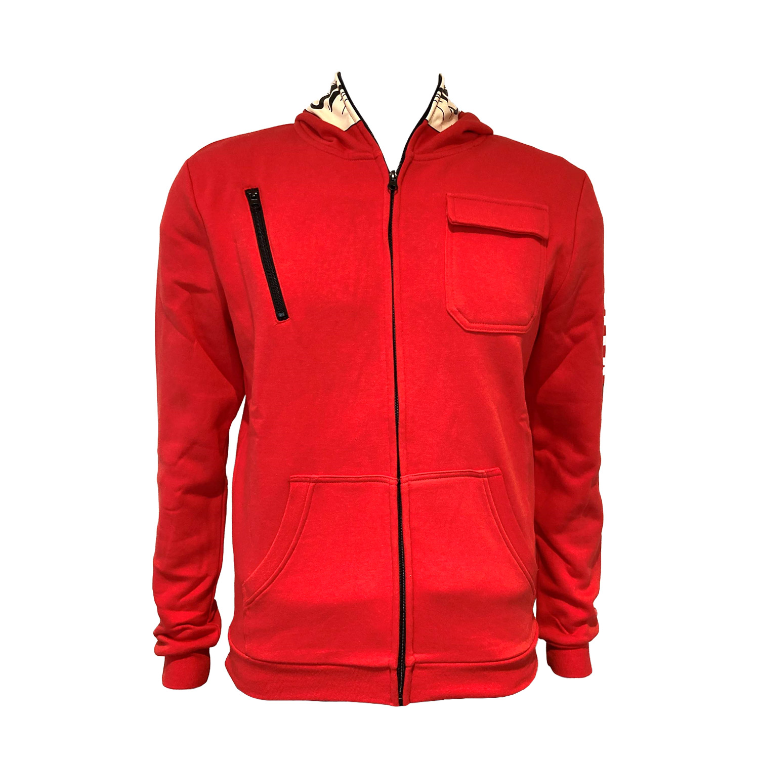 La Casa De Papel Hoodie XXL Mask Rot